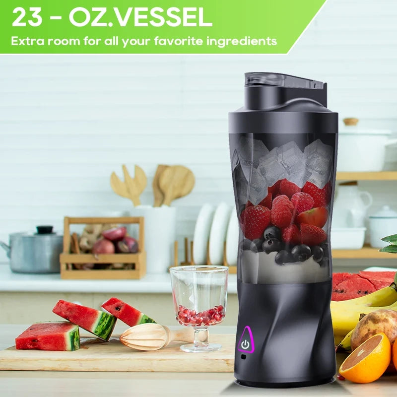 Portable USB Rechargeable Smoothie Blender