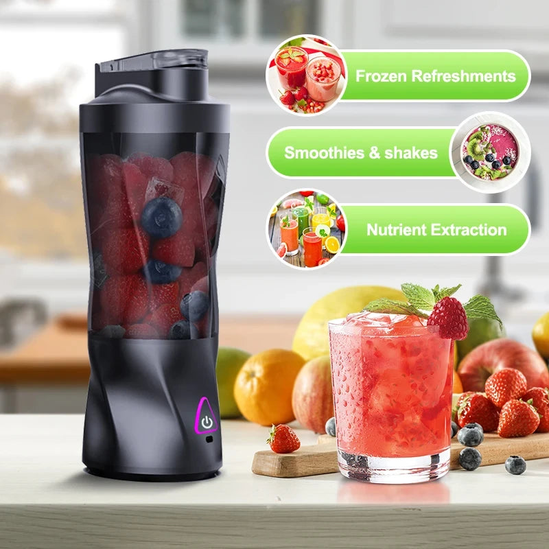 Portable USB Rechargeable Smoothie Blender