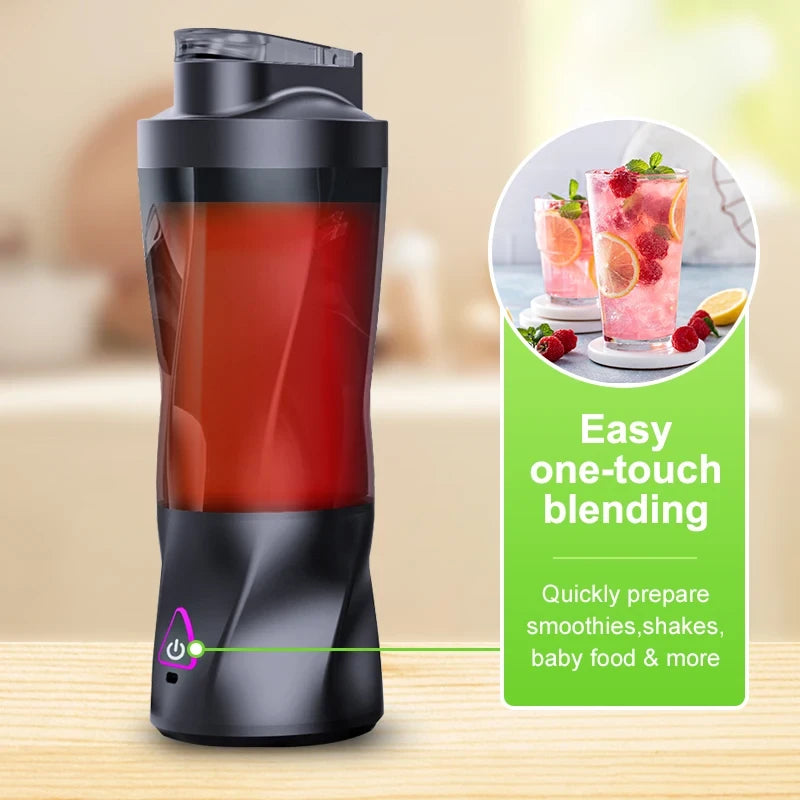 Portable USB Rechargeable Smoothie Blender